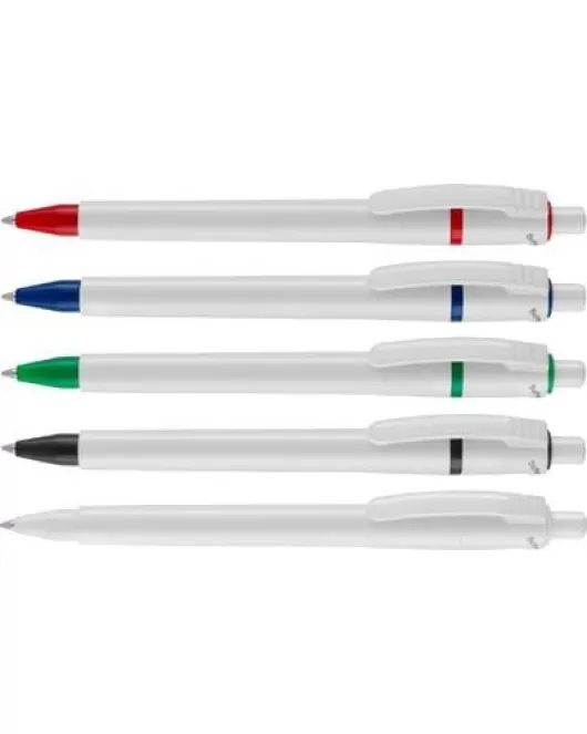 SPIRIT BIOFREE ANTIBACTERIAL BALL PEN in White.