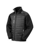 Branded Result Black Compass Padded Soft Shell Jacket