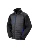 Branded Result Black Compass Padded Soft Shell Jacket