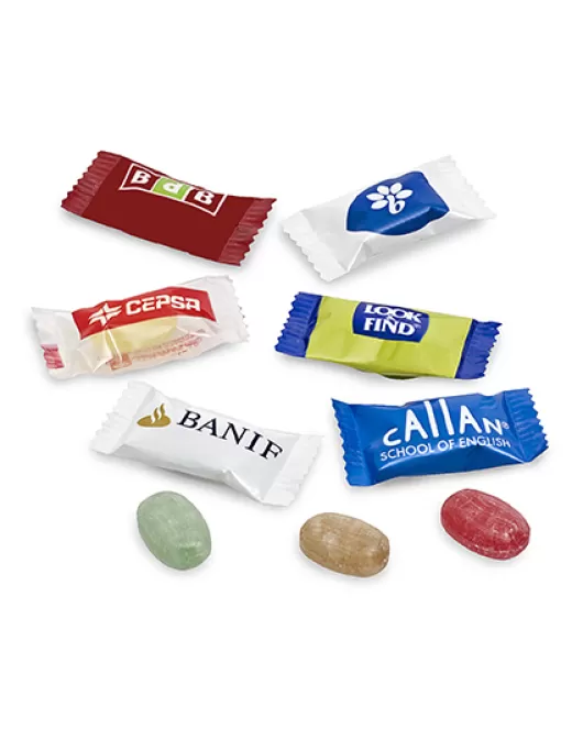 Promotional Hard Boiled Candy-Single Flow Pack