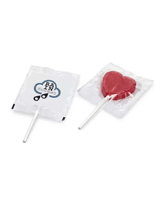 Heart or Round Flat Lollipop