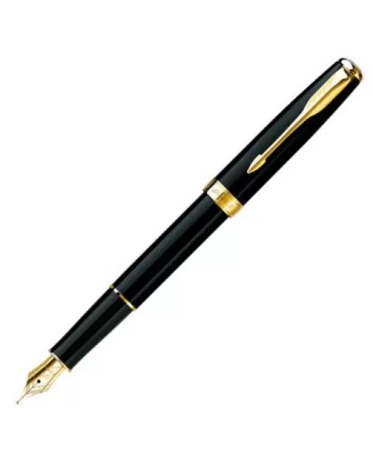 PARKER SONNET FOUNTAIN PEN in Black Solid