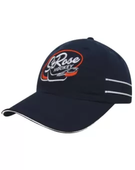 MICROFIBRE SPORTS BASEBALL CAP with Piping &amp; Sandwich Peak