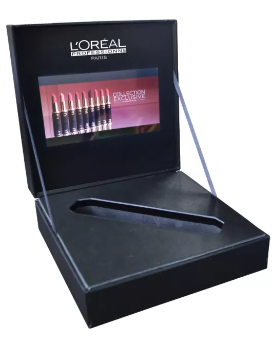 Bespoke Custom Video presentation box for L'oreal