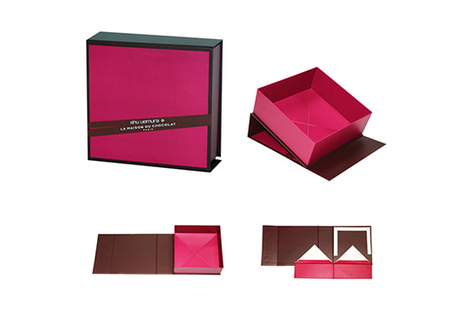 Pink collapsible rigid box example