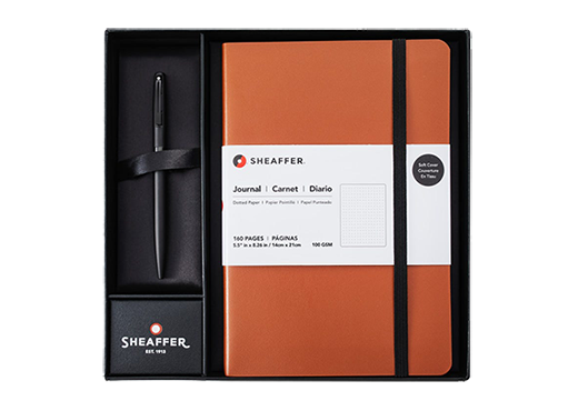Sheaffer pen and notebook set