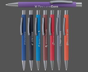 Branded Bowie Soft Touch Pen