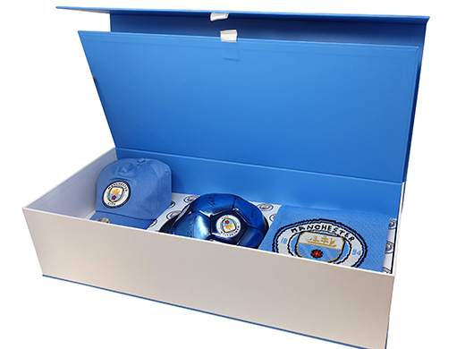 Man City Fan gift Box Open