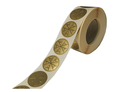 Beautiful golden stickers