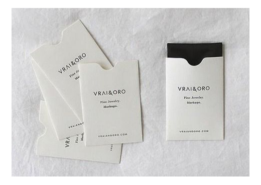 High-end receipt sleeve